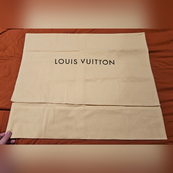 XL LOUIS VUITTON Fold Over Dust Bag Handbag Protector Tote Storage Luggage Cover - Picture 3 of 11